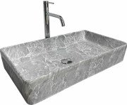 Раковина для ванної VBI Triest 61х35 см кераміка grey stone VBI-012716