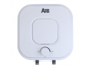Бойлер Arti WH Compact SA 10L/1 New монтаж над мойкой мокрый ТЭН белый 332203