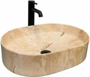 Раковина для ванної VBI Verona 50х37 см кераміка travertine glossy VBI-011326