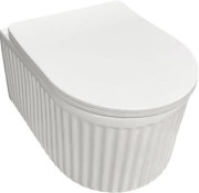 Унитаз подвесной VBI Torcello 36х49,5 см с сиденьем керамика белый VBI-020800