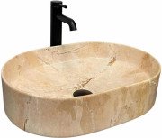 Раковина для ванной VBI Verona 50х37 см керамика travertine glossy VBI-011326