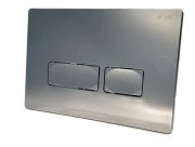 Кнопка смыва для унитаза VBI Elba двойной смыв пластик хром VBI-030114