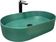 Раковина для ванной VBI Verona 60х38,5 см керамика зеленый матовый VBI-011327