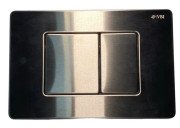 Кнопка змиву для унітазу VBI Elba XS подвійний змив сталь хром VBI-030108
