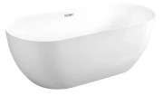 Ванна акрилова VBI Grivola окремостояча 170х75 см білий VBI-070917