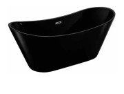 Ванна акрилова VBI Marmolada окремо 170х75 см чорний VBI-071117