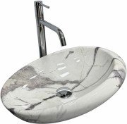 Раковина для ванной VBI Vicenza 49х31 см керамика sand glossy VBI-014803