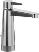 Змішувач для раковини Villeroy & Boch Conum з донним клапаном хром TVW12700300061