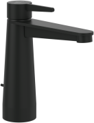 Смеситель для раковины Villeroy & Boch Conum с донным клапаном матовый черный TVW127003000K5