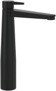 Змішувач для раковини Villeroy & Boch Conum із донним клапаном матовий чорний TVW127005000K5