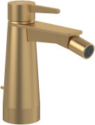 Смеситель для биде Villeroy & Boch Conum с донным клапаном матовое золото TVB12700100076