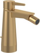 Змішувач для біде Villeroy & Boch Conum із донним клапаном матове золото TVB12700100076