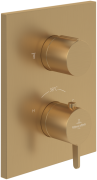 Термостат для душа Villeroy & Boch Conum встраиваемый матовое золото TVS12700200076