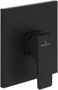 Смеситель для душа Villeroy & Boch Architectura Square встраиваемый матовый черный TVS125002000K5