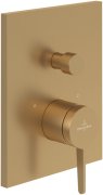 Смеситель для душа Villeroy & Boch Conum встраиваемый матовое золото TVT12700100076