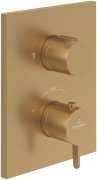 Термостат для душу Villeroy & Boch Conum вбудований матове золото TVS12700100076