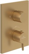 Термостат для душу Villeroy & Boch Conum вбудований матове золото TVS12700200076