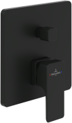 Смеситель для душа Villeroy & Boch Subway 3.0 встраиваемый матовый черный TVS112003000K5