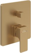 Змішувач для душу Villeroy & Boch Subway 3.0 вбудований матове золото TVS11200300076