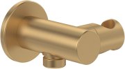 Держатель для ручного душа Villeroy & Boch Universal Showers со шланговым подключением матовое золото TVC00046200076