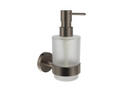 Диспенсер для жидкого мыла Ravak Kona KN 231 с держателем матовый графит X07P1336