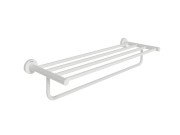 Тримач для рушників Ravak Kona KN 330 з полицею матовий білий X07P1318