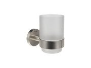 Стакан для зубных щеток Ravak Kona KN 210 с держателем матовая нержавеющая сталь X07P1296