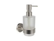 Диспенсер для жидкого мыла Ravak Kona KN 231 с держателем матовая нержавеющая сталь X07P1297