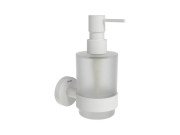 Диспенсер для жидкого мыла Ravak Kona KN 231 с держателем белый матовый X07P1323