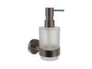 Диспенсер для жидкого мыла Ravak Kona KN 231 с держателем матовый графит X07P1336