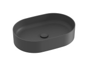 Раковина для ванної Ravak Ceramic Slim O 55х37 см кераміка антрацит XJX03155000