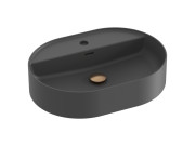 Раковина для ванной Ravak Ceramic Slim Shelf O 55х40 см керамика антрацит XJX03155001