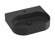 Раковина для ванной Ravak Ceramic Slim Wall O 55,3х45,2 см керамика матовый черный XJX0D155003