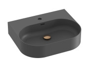 Раковина для ванної Ravak Ceramic Slim Wall O 55,3 х45, 2 см кераміка антрацит XJX03155002