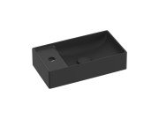 Раковина для ванної кімнати Ravak Veda 40х22 см кераміка чорний матовий XJX0D240000