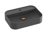 Раковина для ванної кімнати Ravak Ceramic Slim Shelf R 55х40 см кераміка антрацит XJX03155004