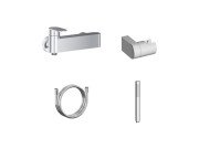 Смеситель для душа Ravak Chrome II с душевым гарнитуром хром глянцевый X07S121