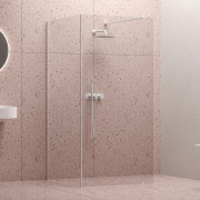 Душевой уголок Ravak Walk In Corner 120х80 профиль белый матовый стекло transparent GW1CG4E00Z1