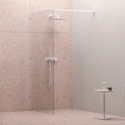 Душова перегородка Ravak Walk-In Wall 110 профіль білий матовий скло transparent GW9WD0E00Z1