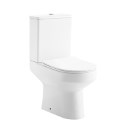 Унітаз-компакт для підлоги Ravak Concept Classic Combi RimOff 38,5х62 см з сидінням кераміка білий глянець RKUM100007