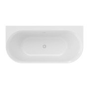 Ванна акриловая Ravak Ypsilon Wall 178x86 см белый/слив перелив белый XC00100047