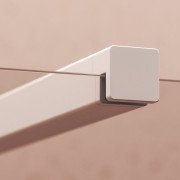 Тримач для душової перегородки Ravak W SET-80 Wall/Corner білий матовий GWD01000E003