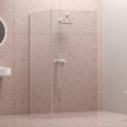 Душевой уголок Ravak Walk In Corner-110х80 профиль белый матовый стекло transparent GW1CD4E00Z1