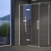 Нерухома стінка для душу Ravak Cool! COPS-80 профіль білий матовий скло transparent X9VV40E00Z1