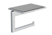 Тримач для туалетного паперу Kludi Vela C з полицею хром 3197105