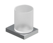 Склянка для зубних щіток Kludi Vela C з тримачем хром 3197505