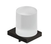 Диспенсер для рідкого мила Kludi Vela C з тримачем збройова сталь PVD 31976N2