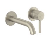 Змішувач для раковини Kludi Bozz настінний одноважільний брашований нікель PVD 38244N576