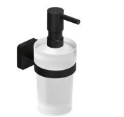 Диспенсер для жидкого мыла Kludi Vela S с держателем черный матовый 2597639