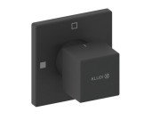 Переключатель для душа Kludi Decus встраиваемый на 2 положения черный матовый 548473975